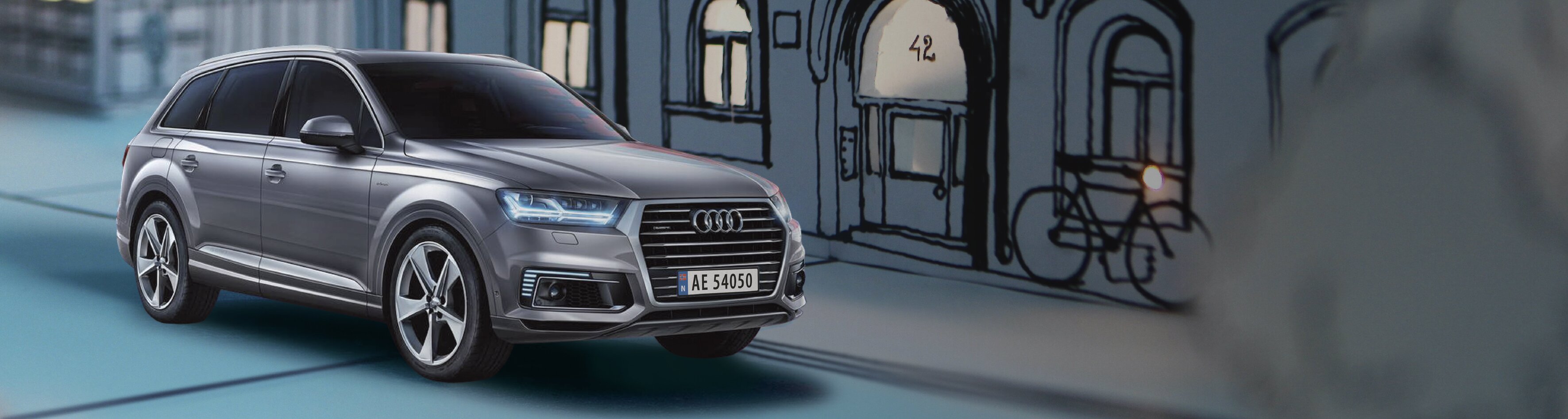 Audi Q7 e tron Audi Q7 e tron quattro plug in hybrid | SUV | Møller Bil